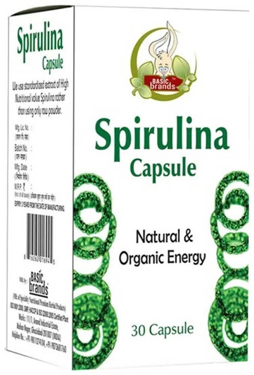 Basic Ayurveda Spirulina Capsule