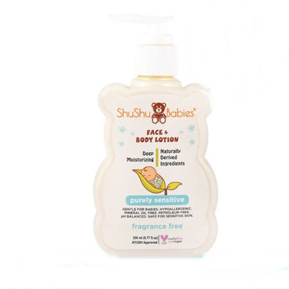 ShuShu Babies Face + Body Lotion Fragrance-Free, Australia, Canada 