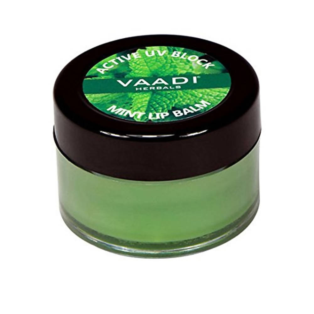 Vaadi Herbals Mint Lip Balm Active UV Block TrueCure