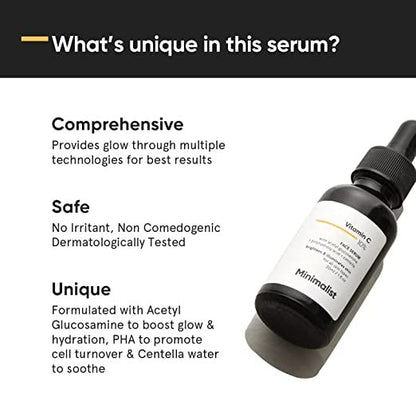 Minimalist Vitamin C 10% + AG 1% Face Serum