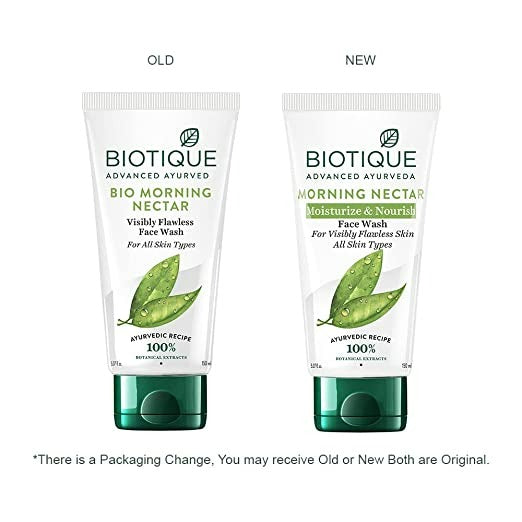 Biotique Advanced Ayurveda Bio Morning Nectar Visibly Flawless Face Wash