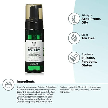 The Body Shop Tea Tree Skin Clearing Foaming Cleanser