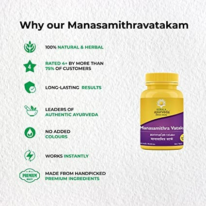 Kerala Ayurveda Manasamithravatakam Gulika