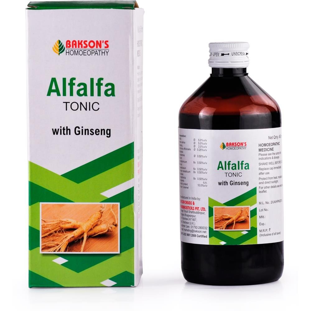 Wheezal Homeopathy Alfalfa Tonic With Ginseng TrueCure