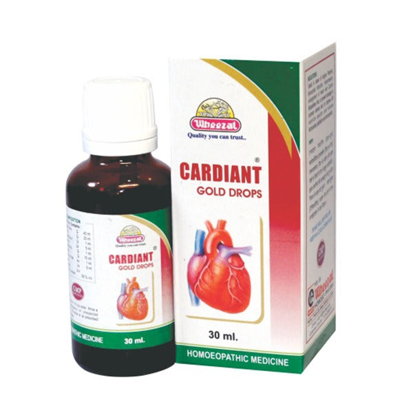 Wheezal Homeopathy Cardiant Gold Drops TrueCure