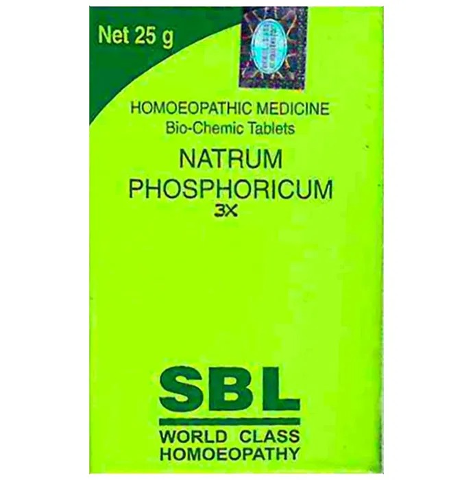 SBL Homeopathy Natrum Phosphoricum Biochemic Tablets TrueCure