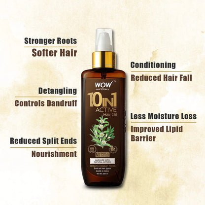 Wow Skin Science 10 In 1 Miracle Hair Oil