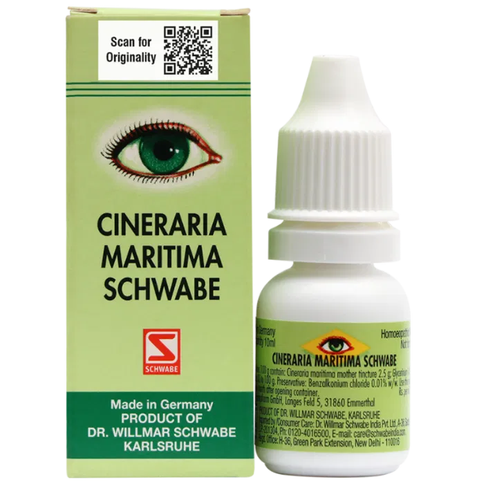 Dr. Willmar Schwabe India Cineraria Maritima Eye Drop Without Alcohol TrueCure