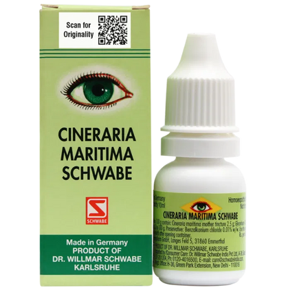 Dr. Willmar Schwabe India Cineraria Maritima Eye Drop Without Alcohol TrueCure