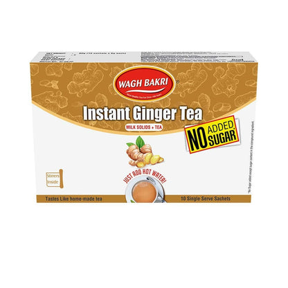 Wagh Bakri Ginger Instant Tea Premix - No Added Sugar