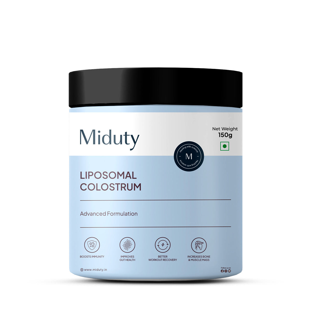 Miduty by Palak Notes Liposomal Colostrum Advance Formulation  