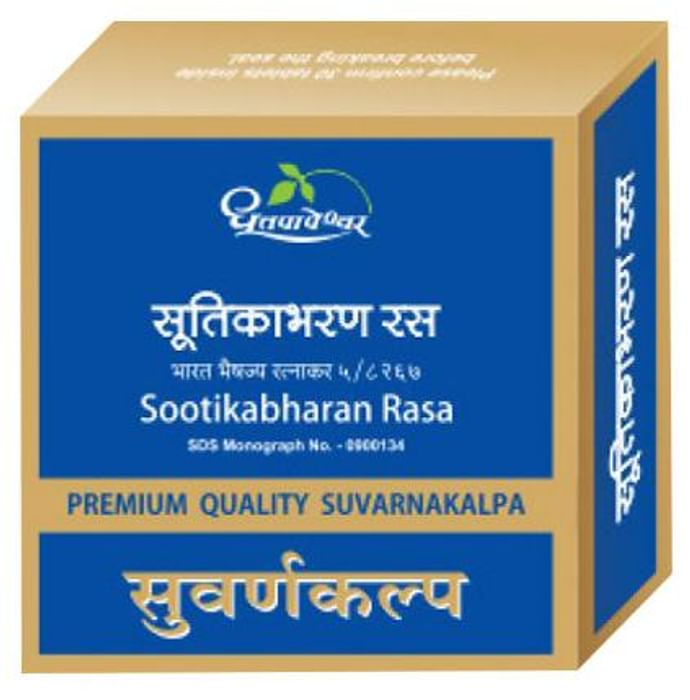 Dhootapapeshwar Sootikabharan Rasa Premium Quality Suvarnakalpa Tablets