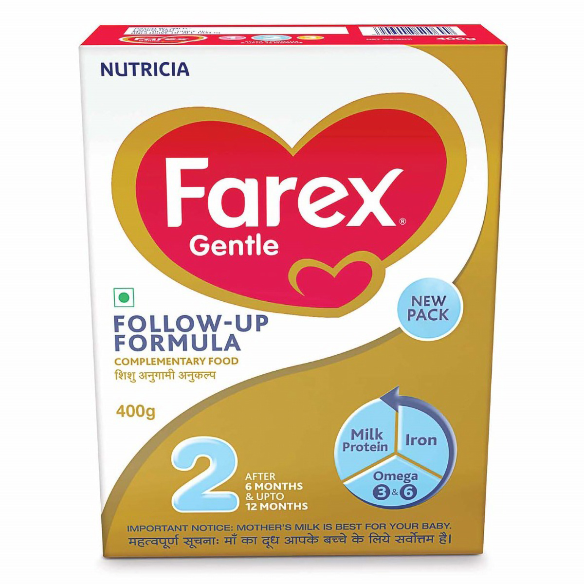 Farex Gentle Follow-Up Formula Stage 2 Powder for 6 to 12 Months, Australia, Canada 