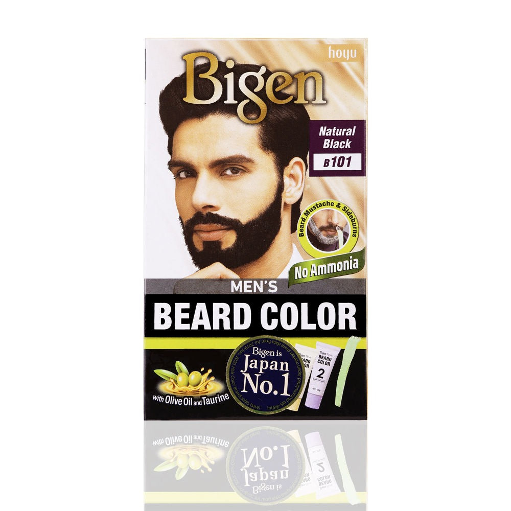 Bigen Mens Beard Colour Natural Black B101