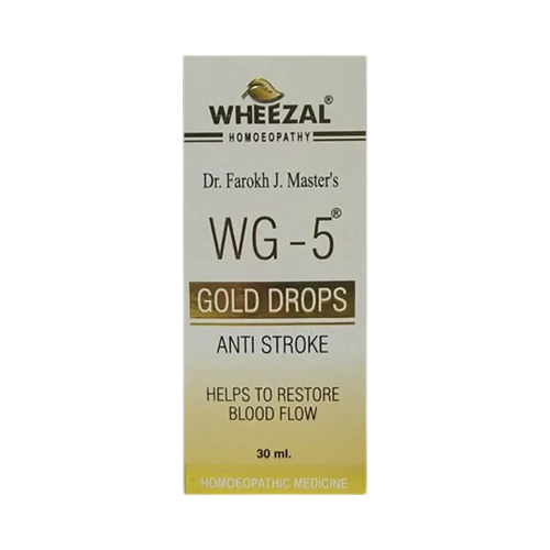 Wheezal Homeopathy WG-5 Gold Drops TrueCure