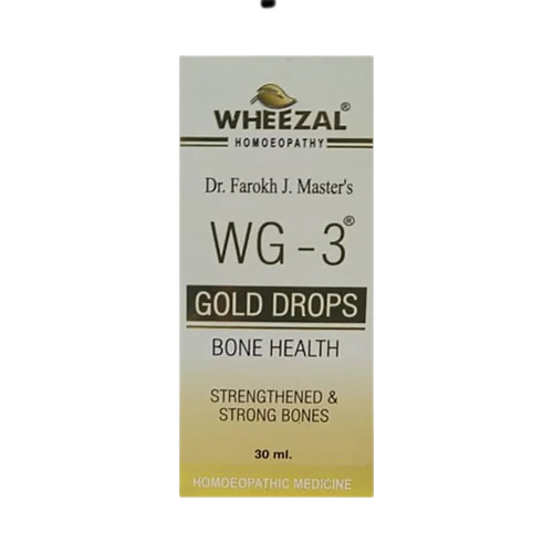 Wheezal Homeopathy WG-3 Gold Drops TrueCure