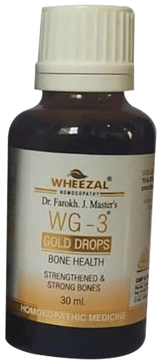 Wheezal natural remedy  WG-3 Gold Drops