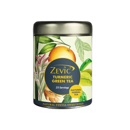 Zevic Anti- Inflammatory Turmeric Herbal Green Tea