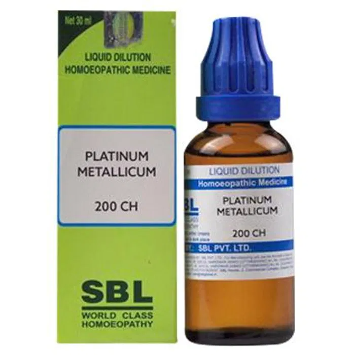 SBL Homeopathy Platinum Metallicum Dilution TrueCure