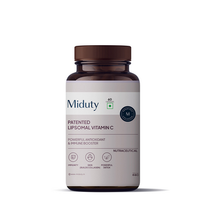 Miduty by Palak Notes Patented Liposomal Vitamin C Capsules 