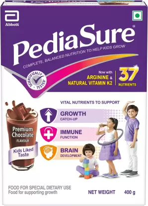 Pediasure Health and Nutrition Drink Powder for Kids Growth (Premium Chocolate), Australia, Canada 