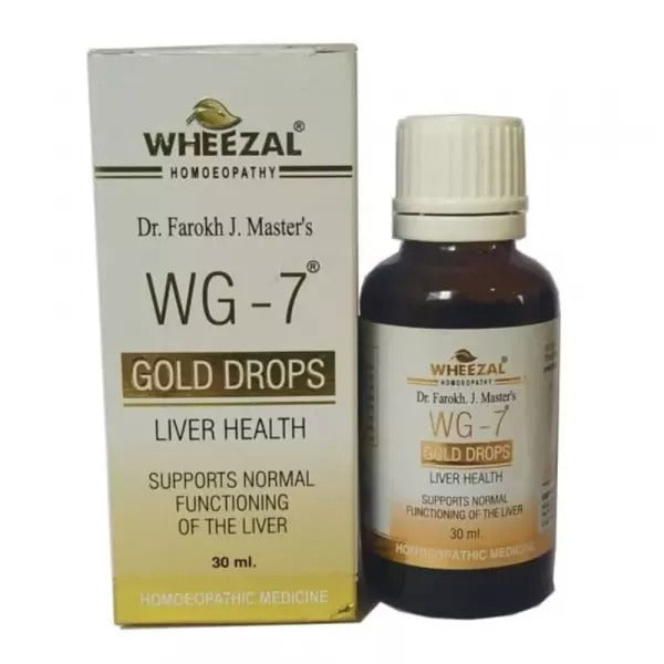 Wheezal Homeopathy WG-7 Gold Drops TrueCure