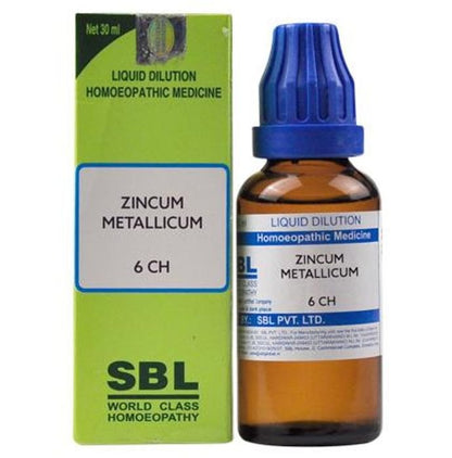 SBL Homeopathy Zincum Metallicum Dilution TrueCure