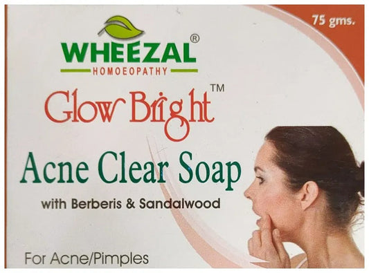 Wheezal Glow Bright Acne Clear Soap 