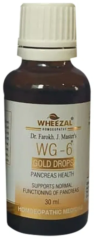 Wheezal Homeopathy WG-6 Gold Drops TrueCure