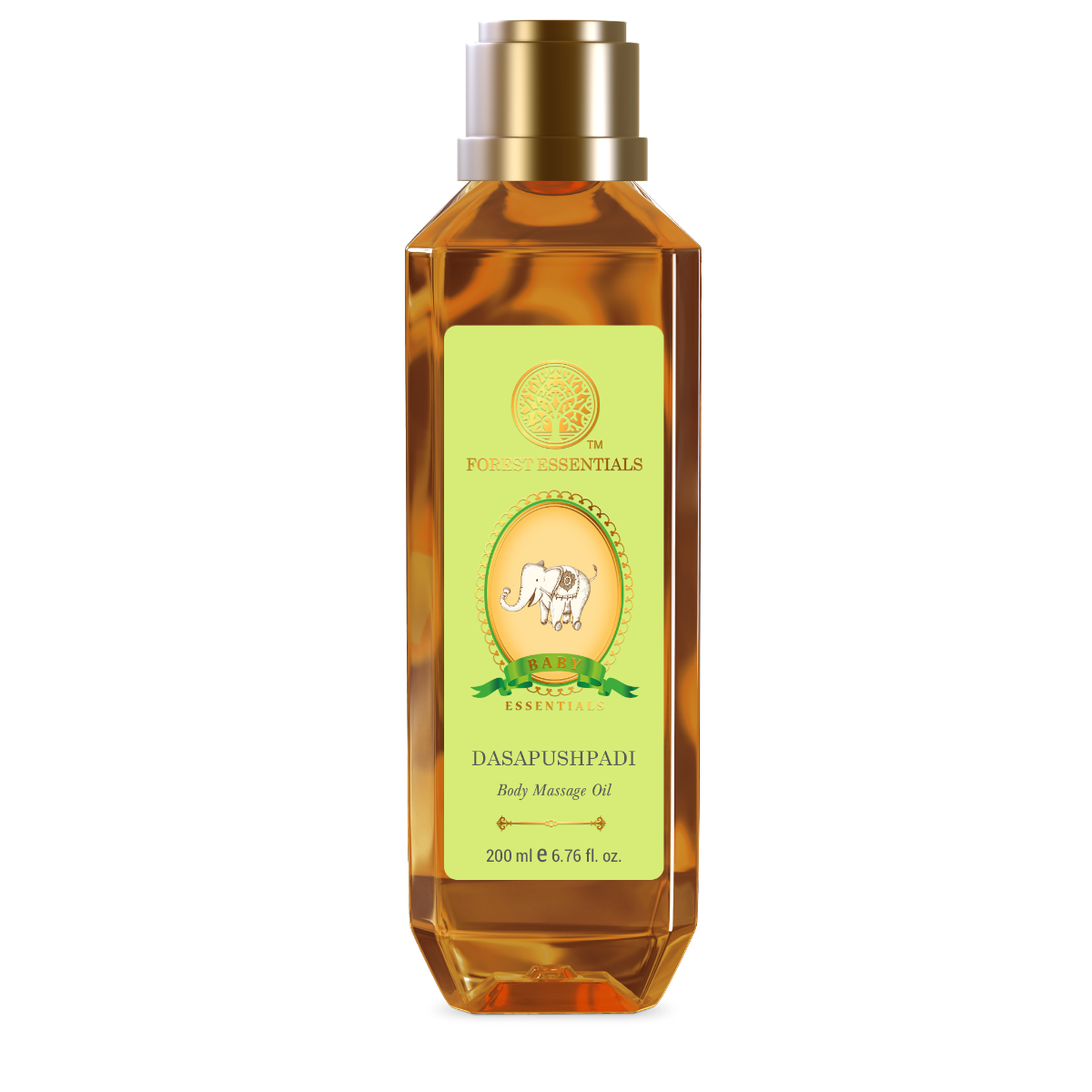 Forest Essentials Dasapushpadi Baby Body Massage Oil 