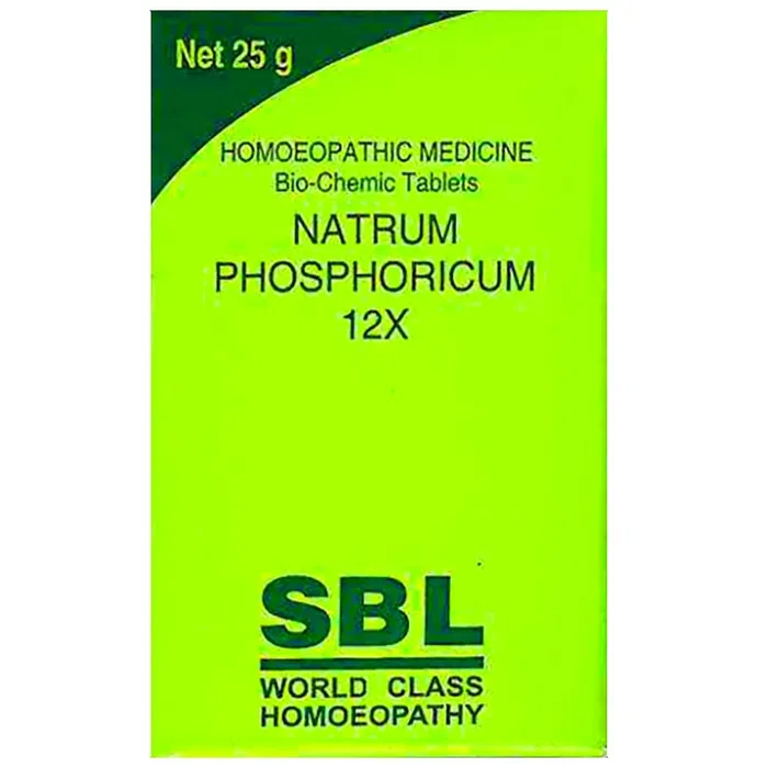 SBL Homeopathy Natrum Phosphoricum Biochemic Tablets TrueCure