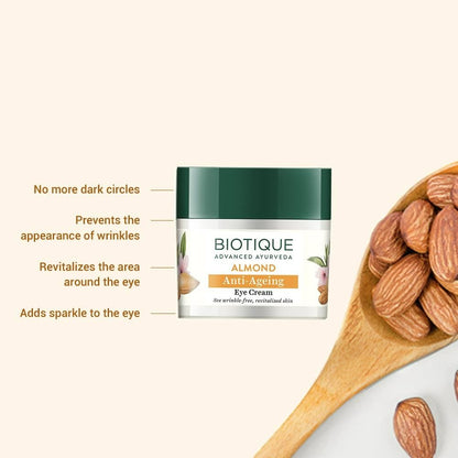 Biotique Bio Almond Soothing And Nourishing Eye Cream