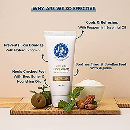 The Moms Co Natural Foot Cream