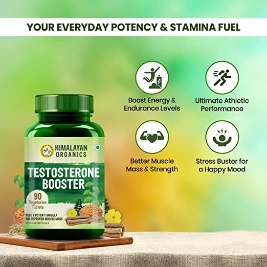 Himalayan Organics Plant Based Testosterone Booster Vegetarian Capsules