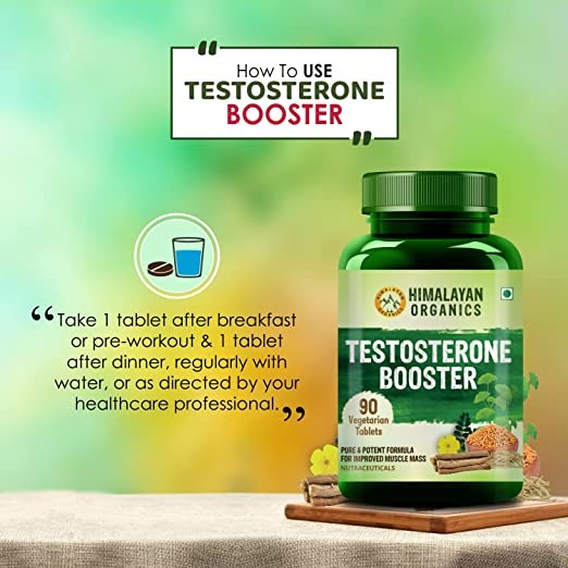 Himalayan Organics Plant Based Testosterone Booster Vegetarian Capsules