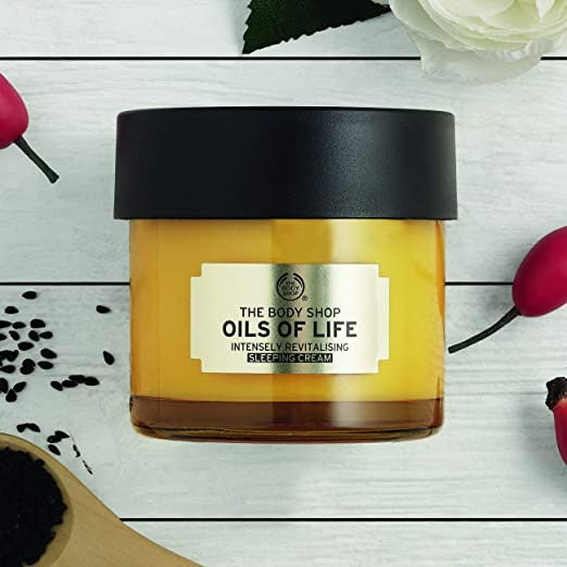 The Body Shop Oils Of Life Sleeping Cream