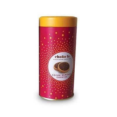 Choko La Egg less Cookies Gifting Hamper Cocoa Almond Tin Set (Pack of 4)