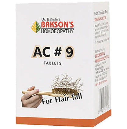 Bakson's Homeopathy AC#9 Tablets 