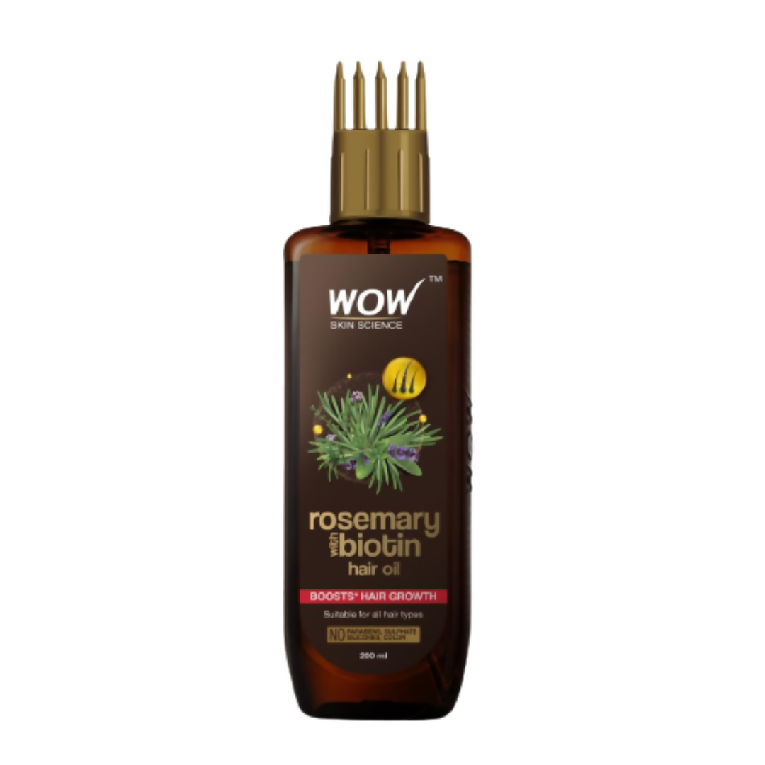 Wow Skin Science Rosemary With Biotin Hair Growth Oil TCC 