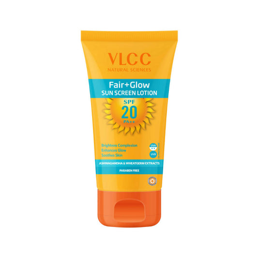 VLCC Fair+Glow Sun Screen Lotion SPF 20 PA++ TrueCure