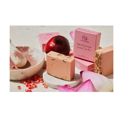 The Herb Boutique Rose And Charcoal Sugar Soap Bar