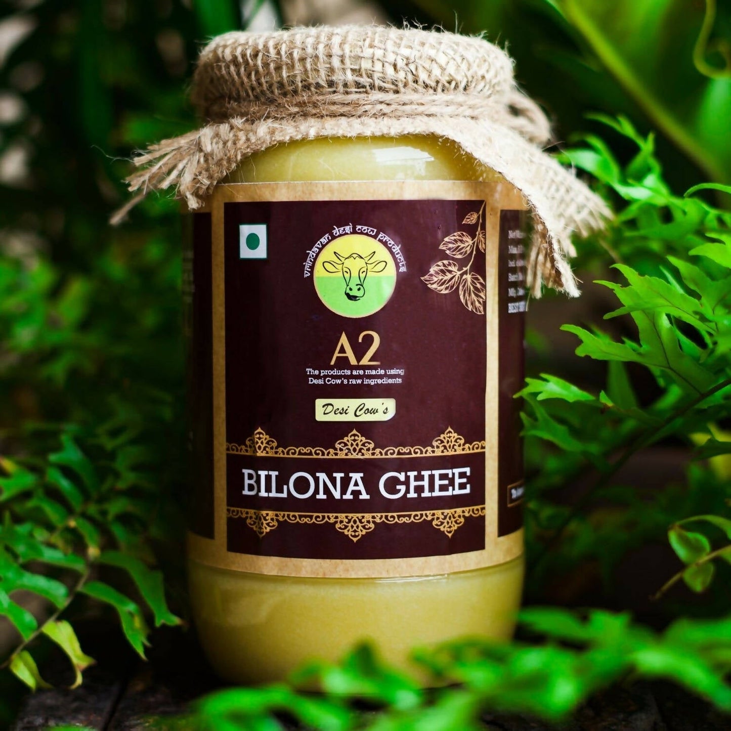 A2 Organics Desi Gir Cow A2 Bilona Ghee