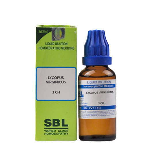 SBL Homeopathy Lycopus Virginicus Dilution TrueCure