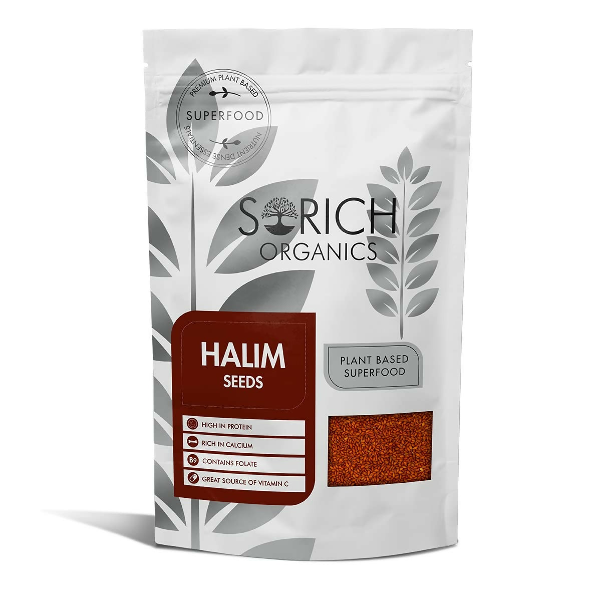 Sorich Organics Raw Halim Seeds (Aliv Seeds) Whole Natural TrueCure