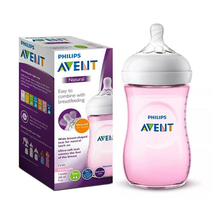 Philips Avent Natural 2. 0 Pink Feeding Bottle, Australia, Canada 