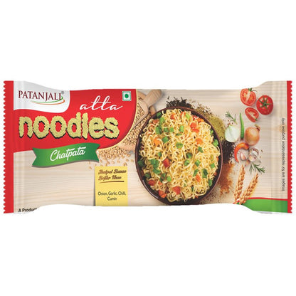 Patanjali Atta Noodles Chatpataa - Family Pack (Pack of 4)