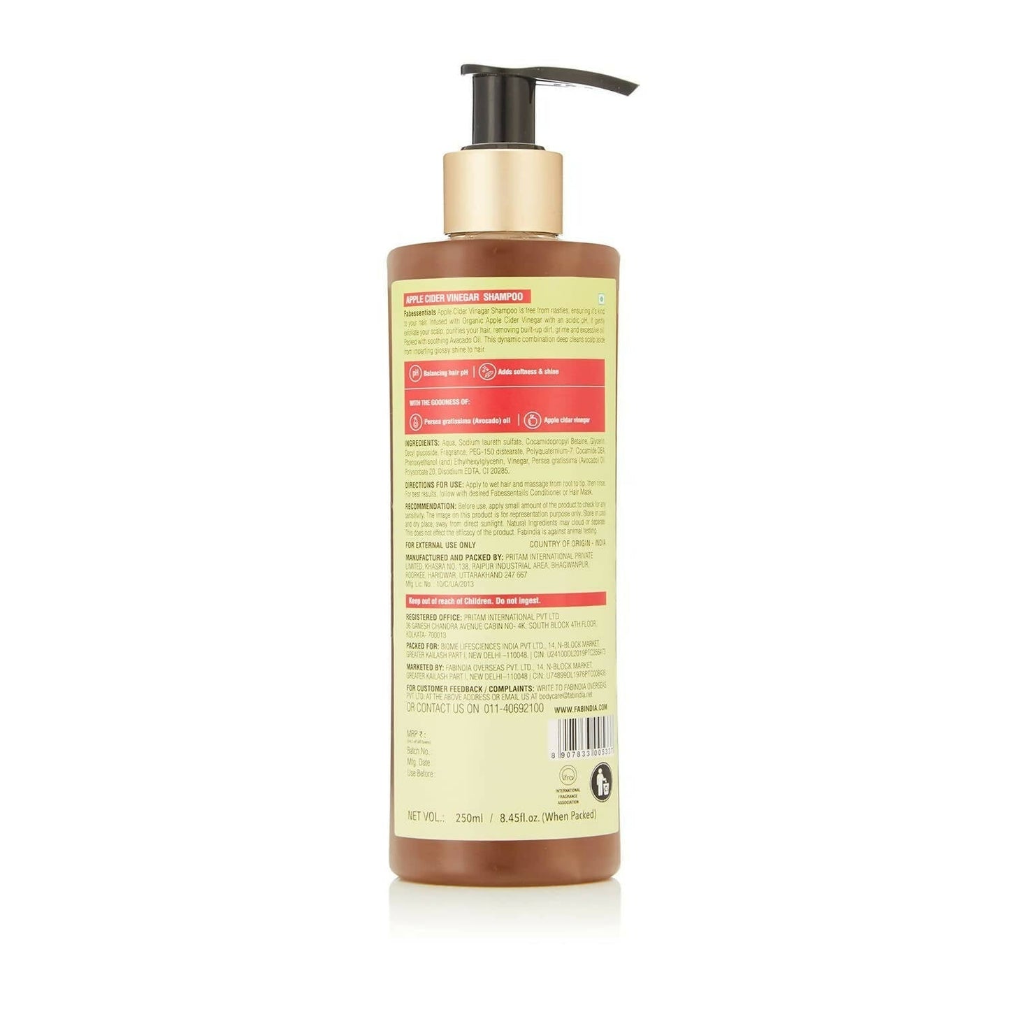 Fabessentials Apple Cider Vinegar Shampoo