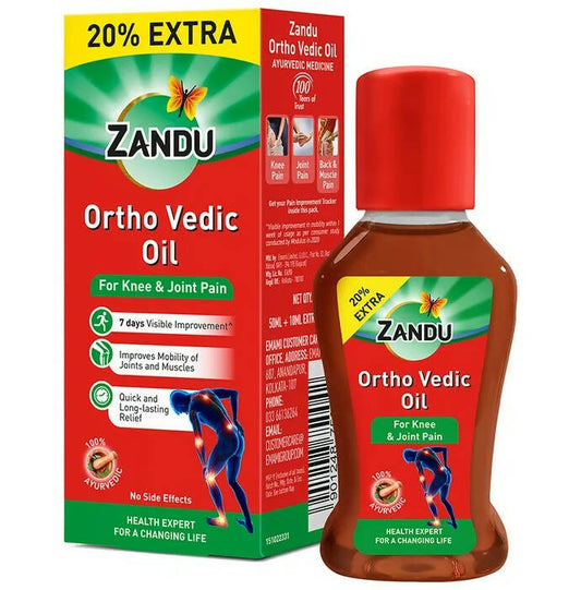 Zandu Ortho Vedic Knee & Joint Pain Oil TrueCure