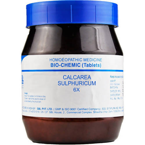 SBL Homeopathy Calcarea Sulphurica Biochemic Tablets