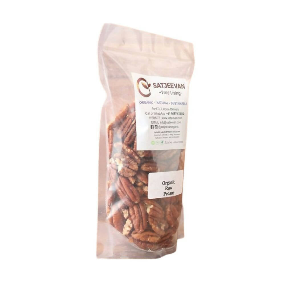 Satjeevan Organic Raw Pecans